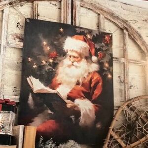 Santa Claus Canvas Wall Art